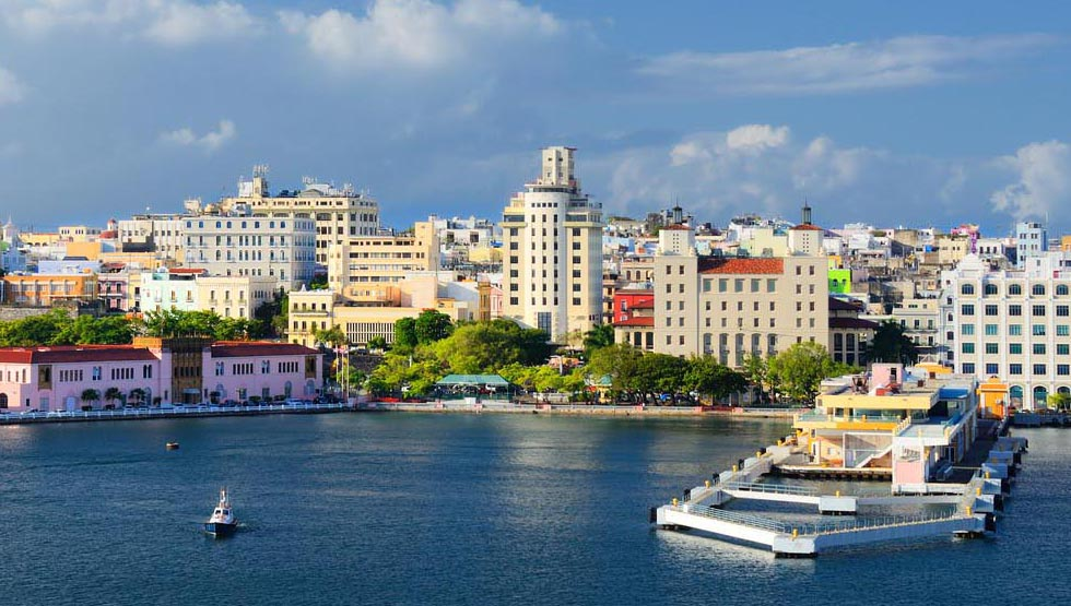 skyline of San Juan, Puerto Rico